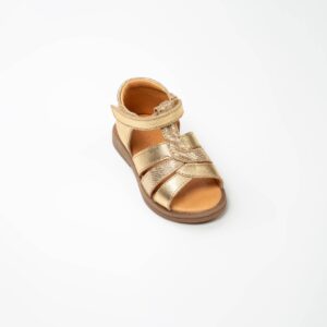 Sandales Bébé Fille en cuir doré