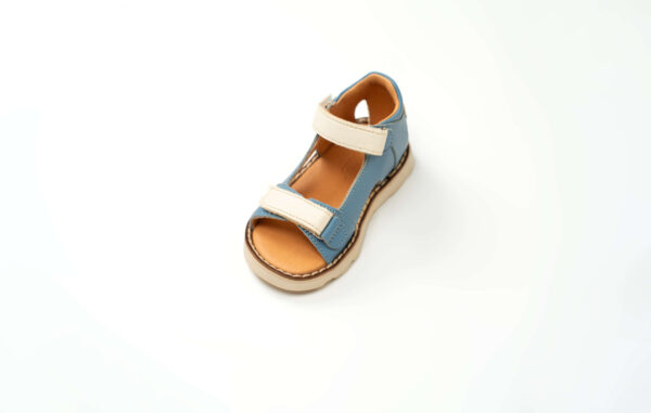 Sandale à scratch en cuir Bébé – Image 2