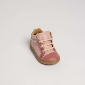 Bottines à lacets bébé fille en cuir