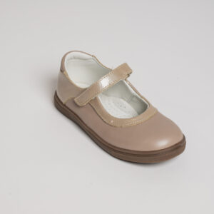 Ballerines enfant fille en cuir à bride