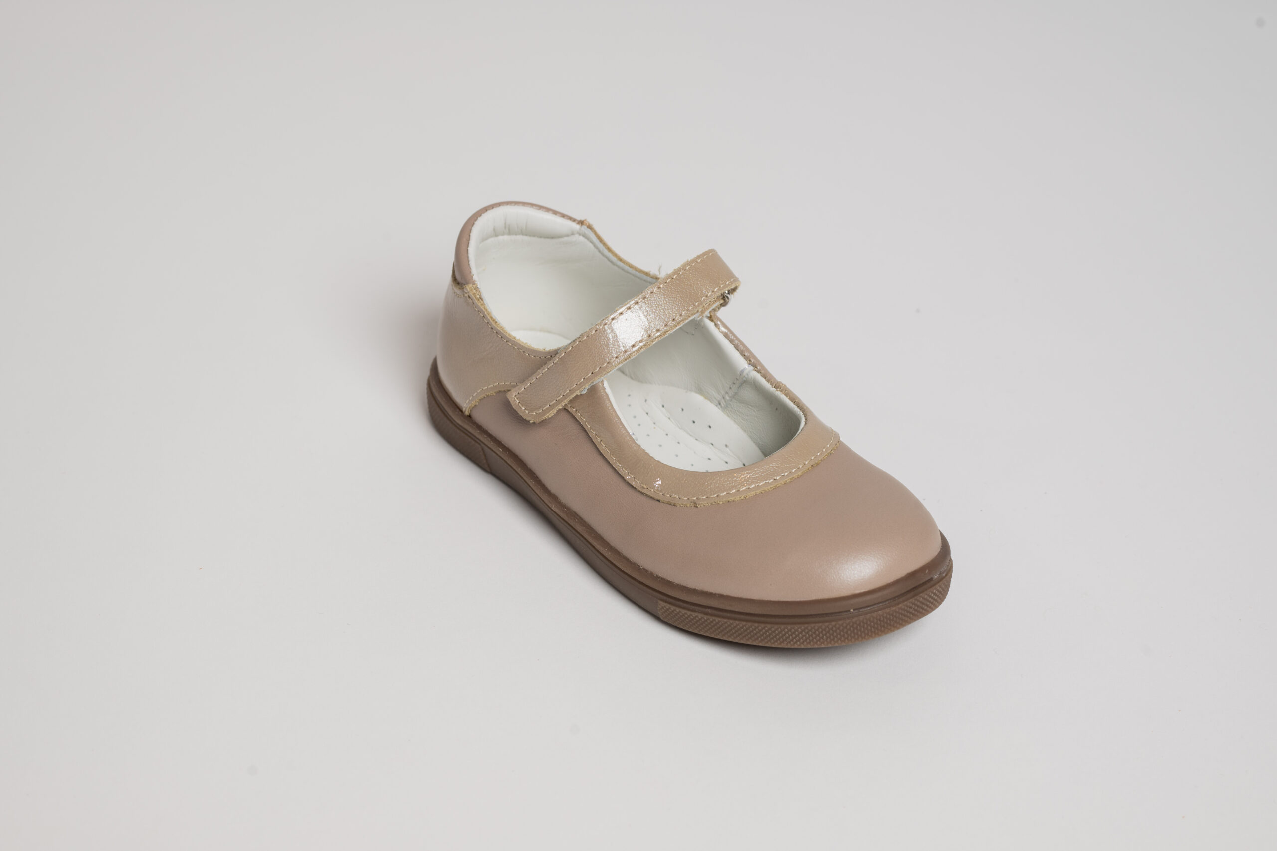 Ballerines enfant fille en cuir à bride